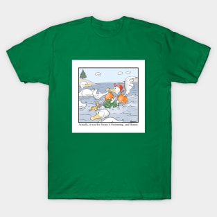 Actually, it was Six Swans A Swimming…and Dennis. T-Shirt